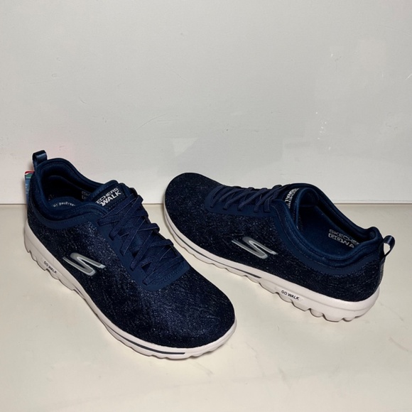 Skechers GOWalk Vegan Cyprus Washable Travel Lace Sneakers - Picture 2 of 7